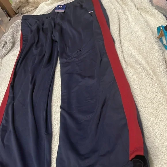 Champion Black and Red Sweatpants - Picture 3 of 9